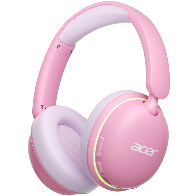 Wired Earphone Lightning - Acer キッズ用Bluetooth 6.0ヘッドホン オーバーイヤー型 快適設計 LEDライト搭載
