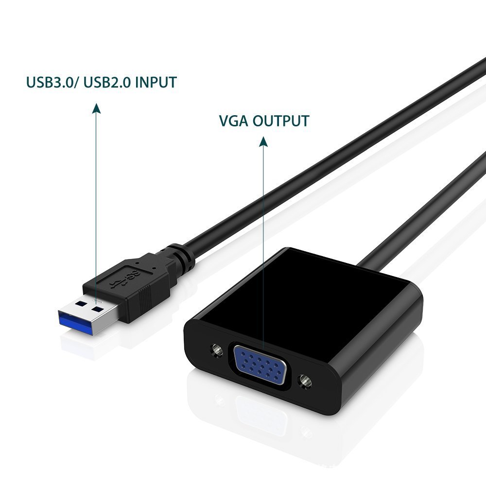 USB 3.0 - VGA アダプター マルチディスプレイ  - Tablet Lap Desk のレビューと価格