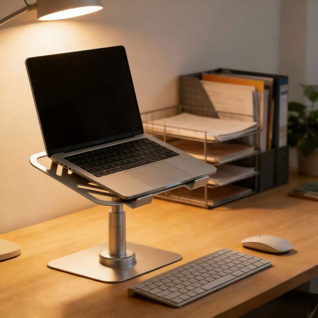 高さ調節可能 360 °   デスクトップモニター用回転式ノ - Cooling Stand Tablet のレビューと価格