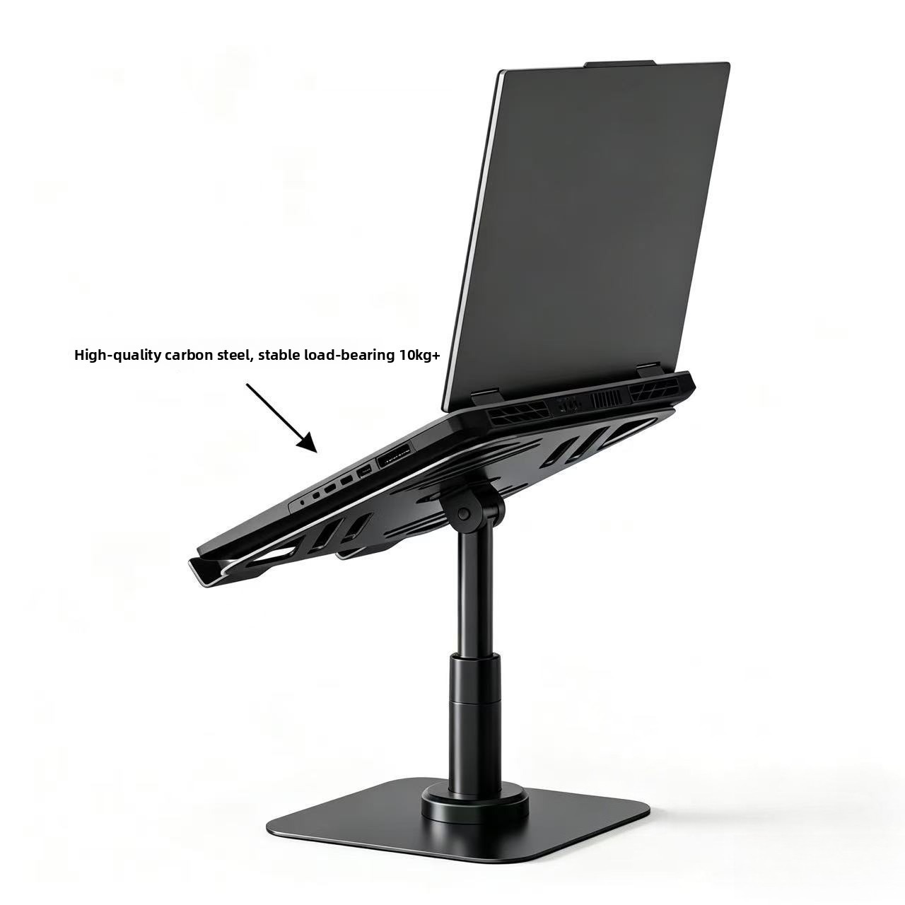 高さ調節可能 360 °   デスクトップモニター用回転式ノ - Cooling Stand Tablet のレビューと価格