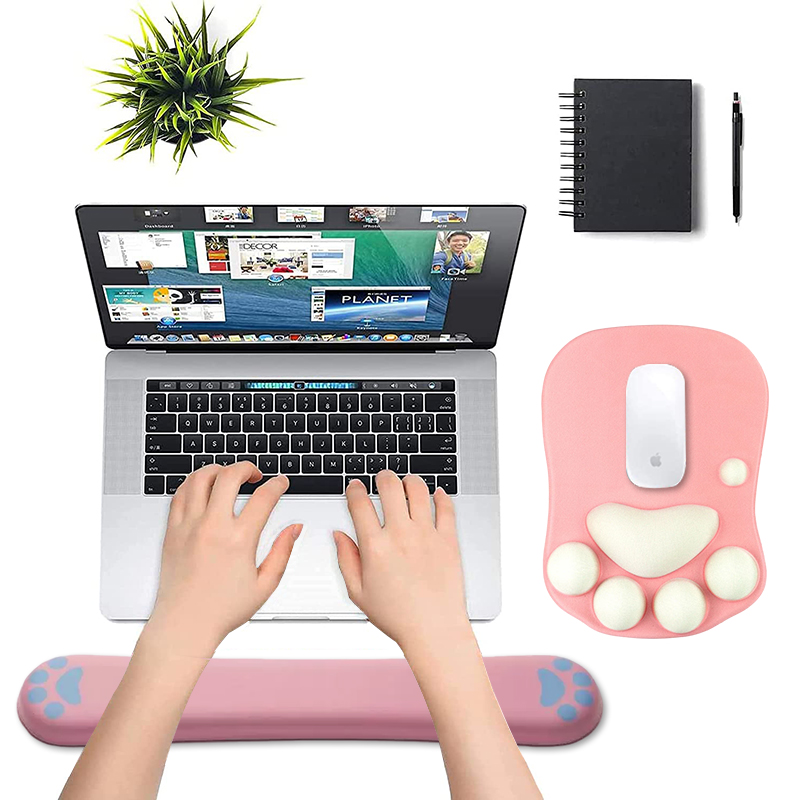素敵な人間工学に基づいた猫のマウスパッド,シリコン,デスクト - Tablet Lap Desk のレビューと価格