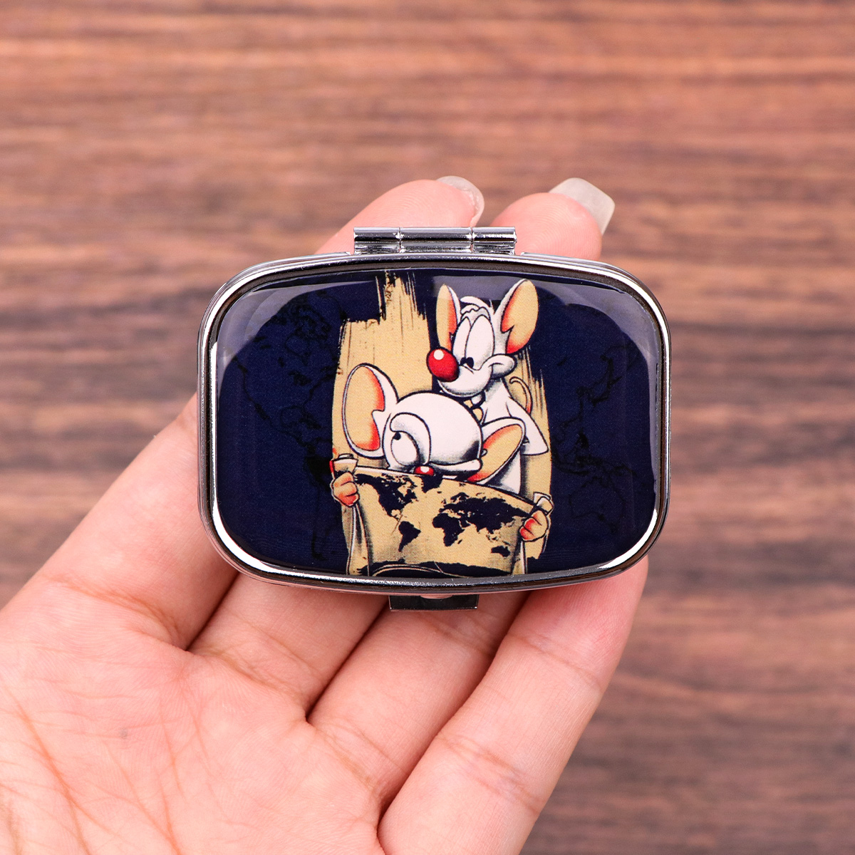 かわいいマウス漫画トラベルピルオーガナイザーポケットミニポー - Tablet Cute Accessories のレビューと価格