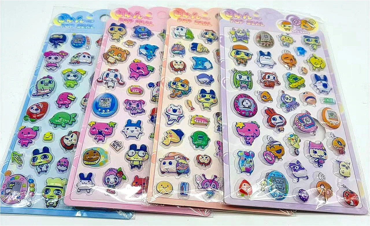 新しい3D立体ホロステッカー - かわいいアニメキャラクター - Tablet Cute Accessories のレビューと価格