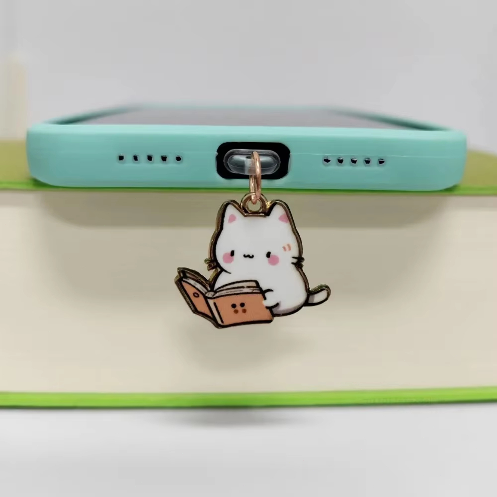 多種類の組み合わせが可能な携帯電話用防塵プラグ、かわいい猫や - Tablet Cute Accessories のレビューと価格