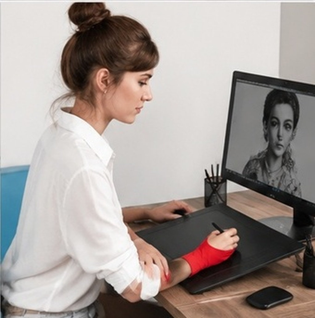 2枚入り、描画用グローブ、アーティスト向け、2本指、汚れ防止 - Drawing Glove Artist のレビューと価格