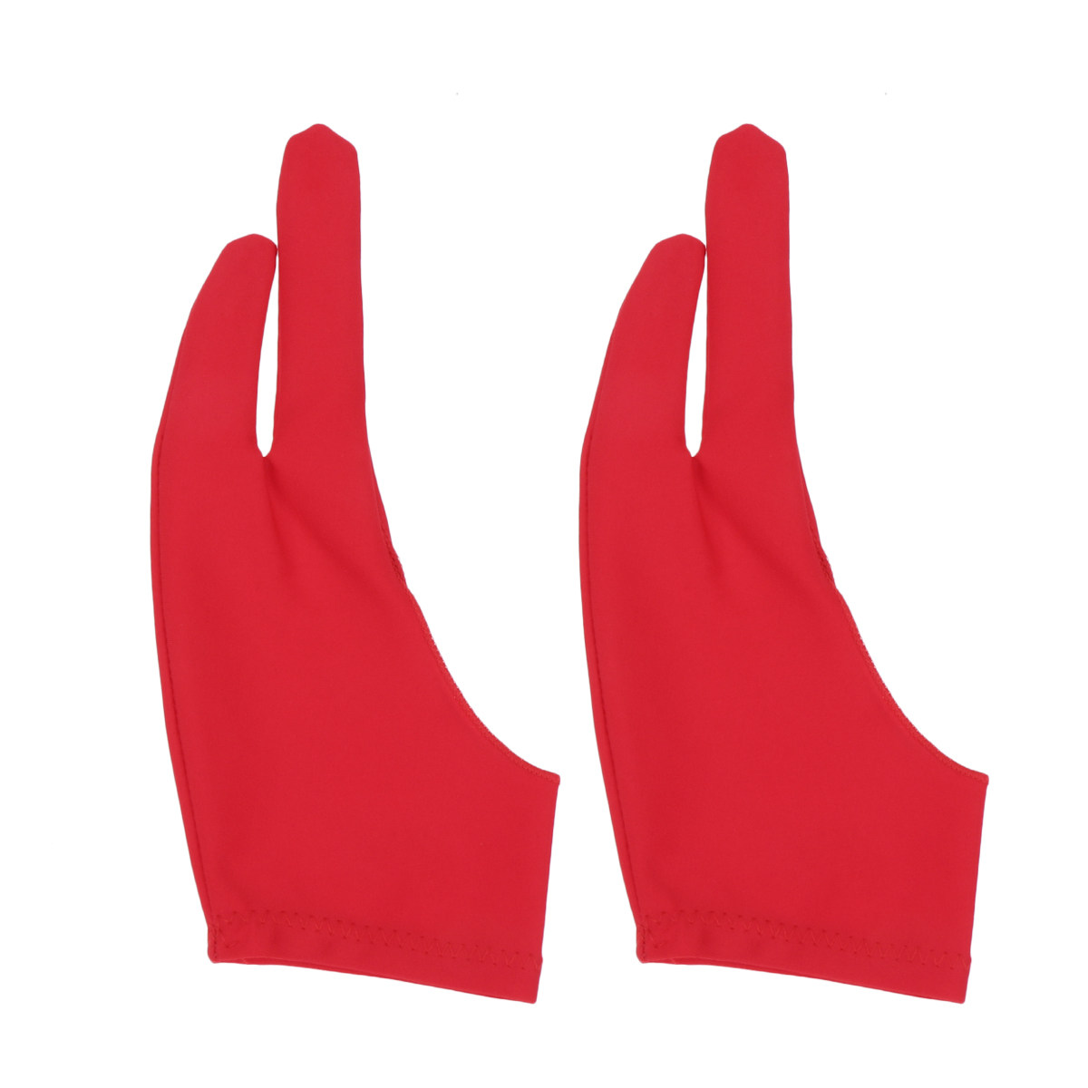 2個入り、アーティスト用描画グローブ。2本指のカーブデザイン - Drawing Glove Artist のレビューと価格