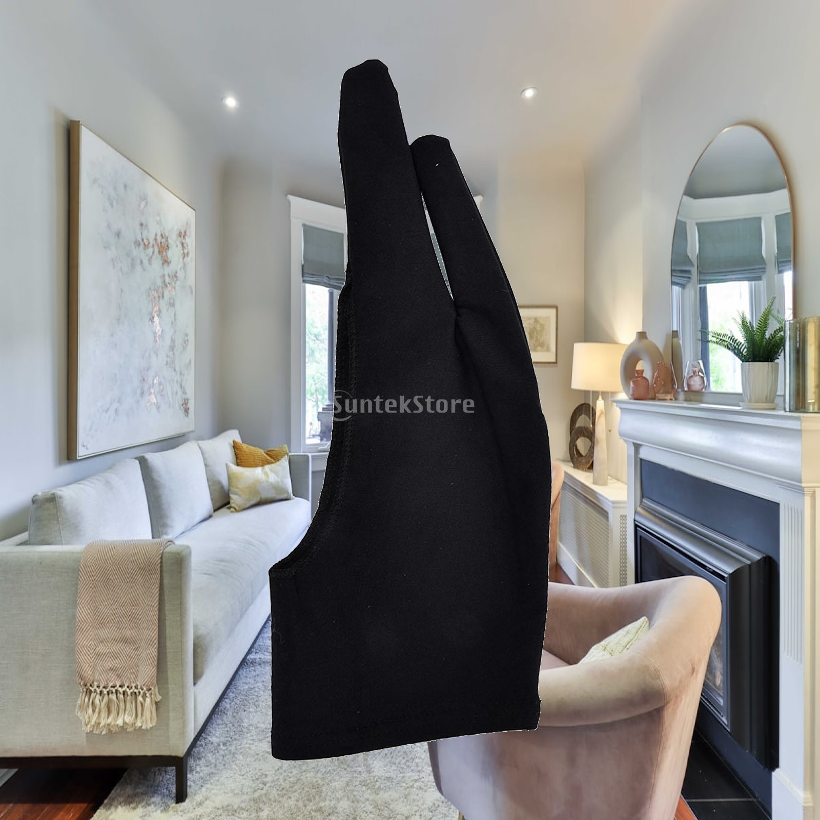 タブレットやスケッチ用の紙に描く際に、指が汚れにくいように設 - Drawing Glove Artist のレビューと価格