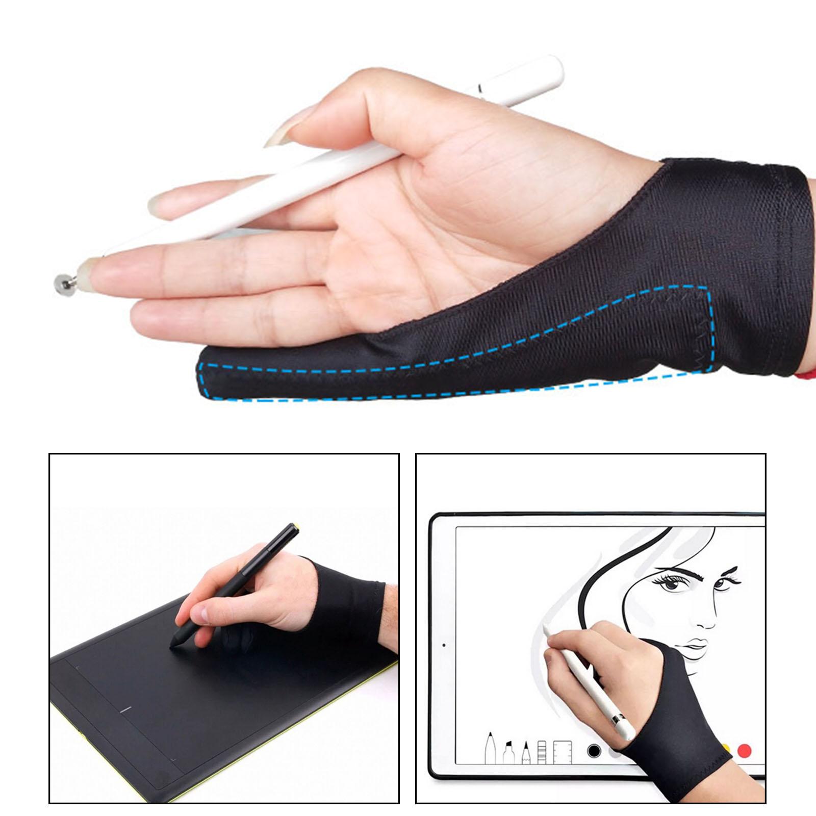 タブレット用グラフィックパッドに対応した、2本指用のアーティ - Drawing Glove Artist のレビューと価格