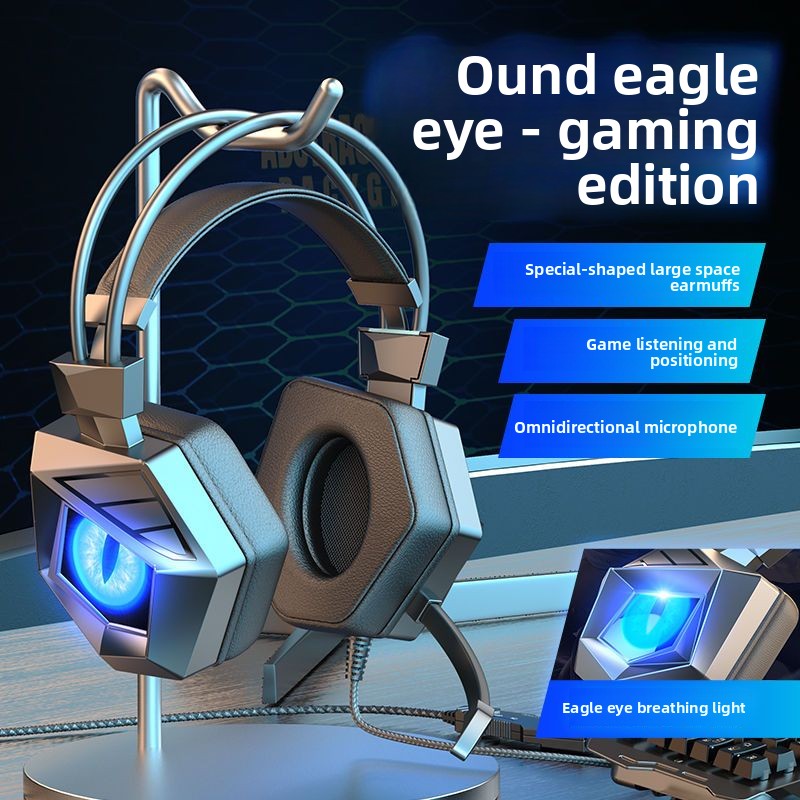 カスタムオーバーイヤー有線ヘッドホン PCゲーム eスポーツ - Wired Earphone Lightning のレビューと価格