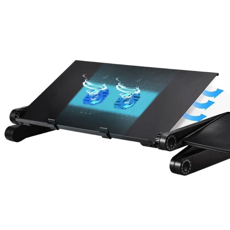 アルミ合金製ラップトップテーブル折りたたみ式ノートブックデス - Tablet Lap Desk のレビューと価格