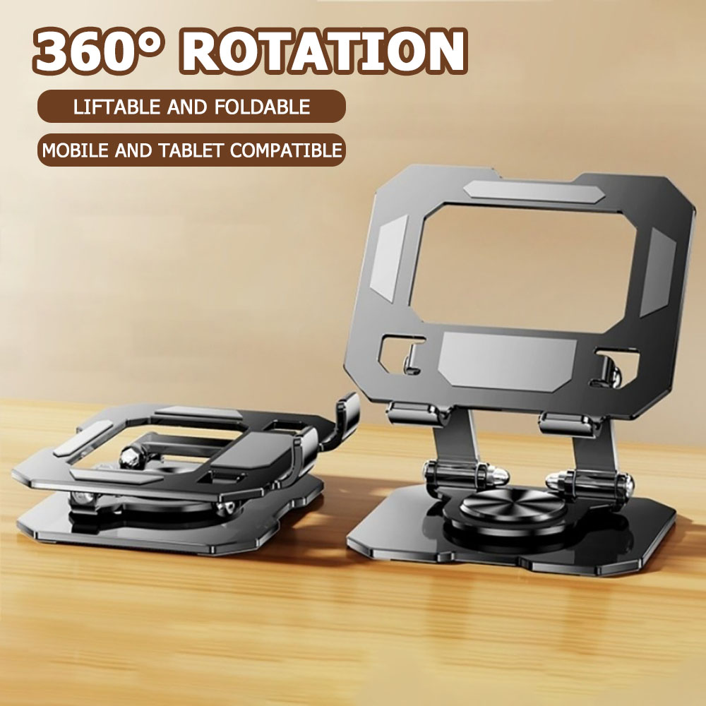 360度回転タブレット電話スタンド調節可能なデスクホルダー折 - Cooling Stand Tablet のレビューと価格
